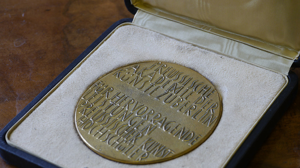 Peter Gellhorn's gold medal
